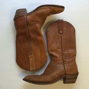 Frye Brown Leather Women's Boots